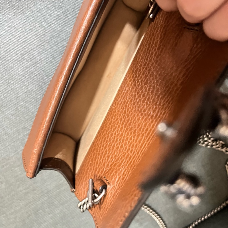 GUCCI 包包Dionysus#GG Supreme帆布酒神單寧mini斜背包#-27