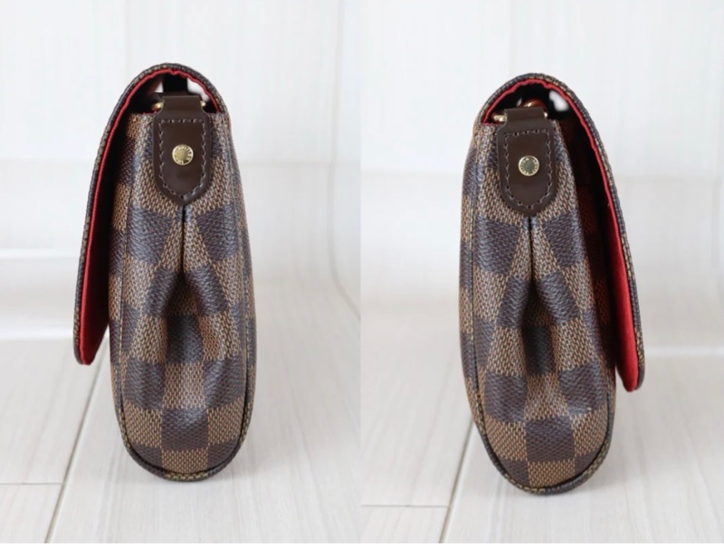 「JL精品代購」97新 LV 棋盤格Favorite 肩背包-3