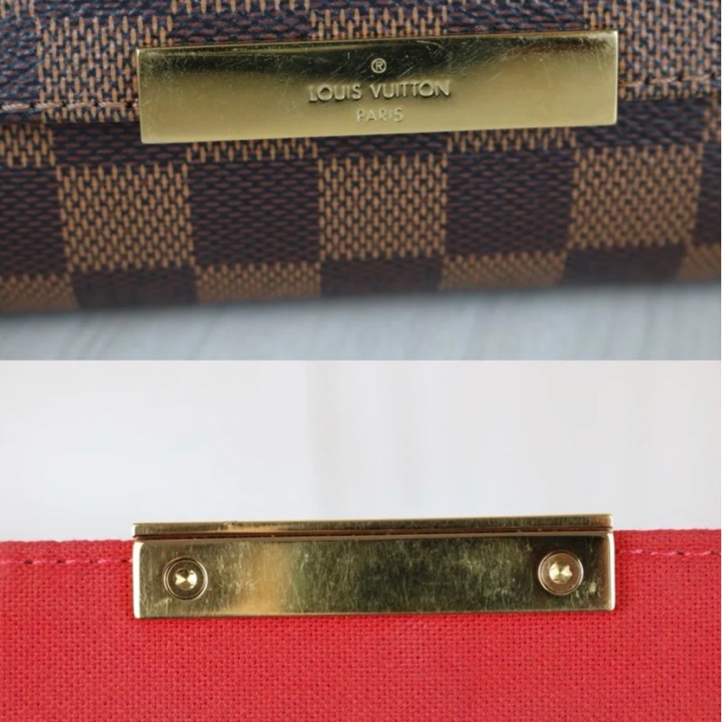 「JL精品代購」97新 LV 棋盤格Favorite 肩背包-7
