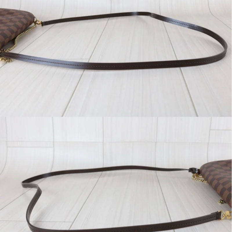 「JL精品代購」97新 LV 棋盤格Favorite 肩背包-9
