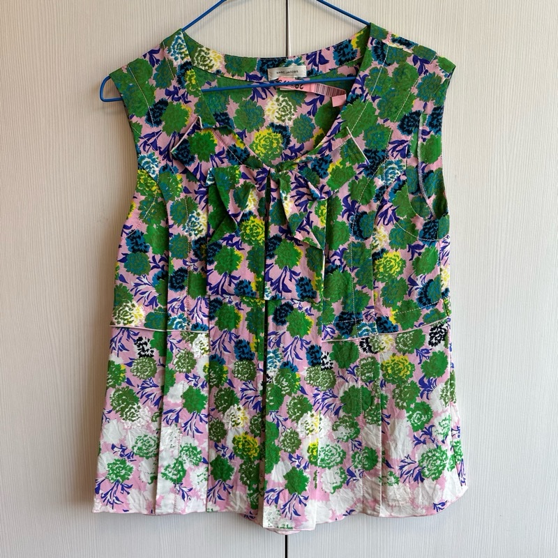 Marc Jacobs 純絲質背心上衣-0