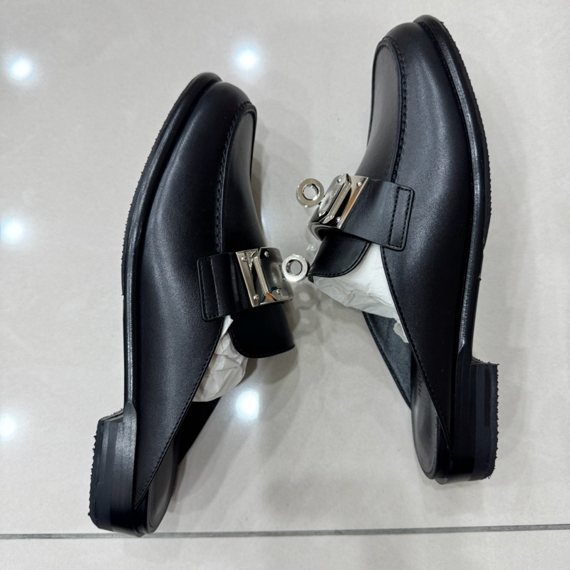 愛馬仕 新款大Kelly扣穆勒拖鞋-10