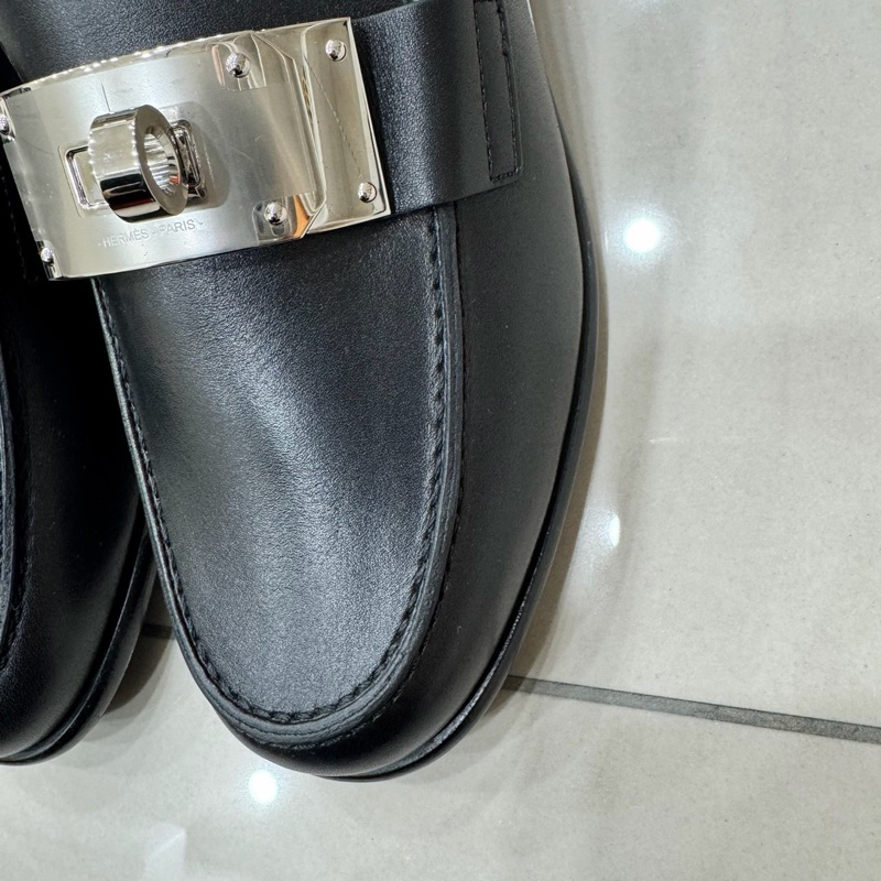 愛馬仕 新款大Kelly扣穆勒拖鞋-11
