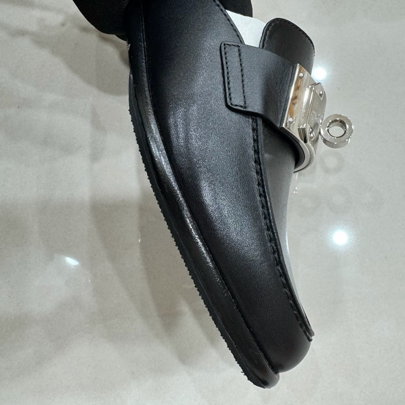 愛馬仕 新款大Kelly扣穆勒拖鞋-13