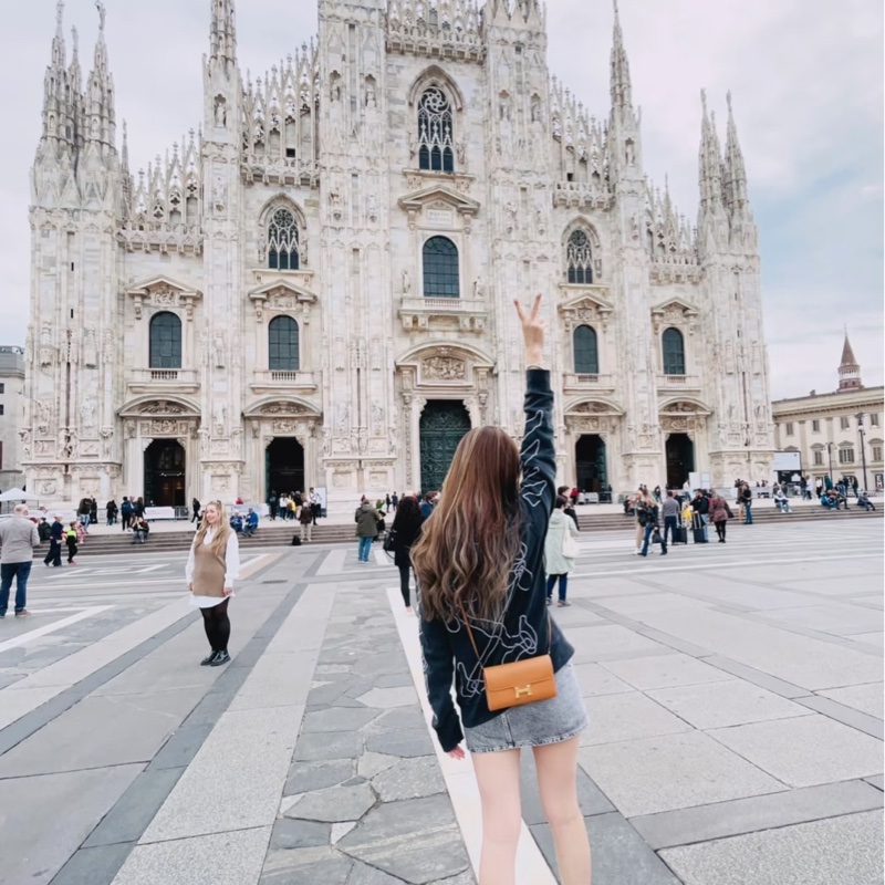 愛馬仕 Hermes 康康 Constance Long To Go WOC 金棕金釦U刻 epsom皮-2