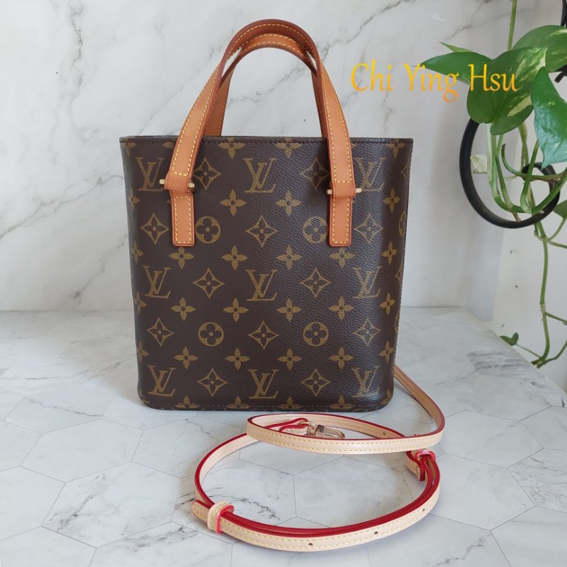 LV Vivian 薇薇安🎀實品拍照 🎀M51172 小號 菜籃子 vintage 手提包 單肩包 ~二手包-14