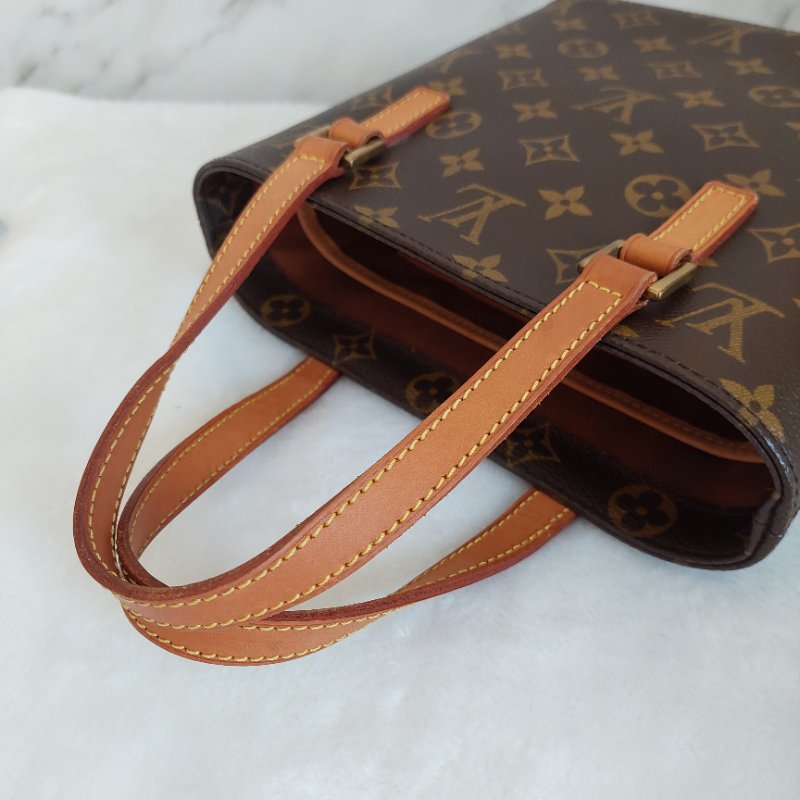 LV Vivian 薇薇安🎀實品拍照 🎀M51172 小號 菜籃子 vintage 手提包 單肩包 ~二手包-3