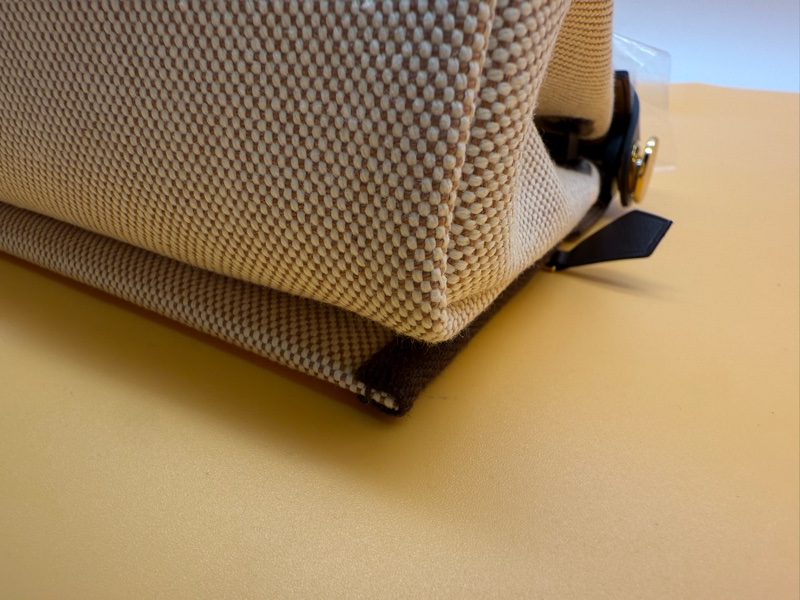 Hermes 愛馬仕 全新 Mini Herbag 20 cm ZIP 帆布 斜背包-12