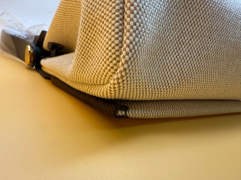 Hermes 愛馬仕 全新 Mini Herbag 20 cm ZIP 帆布 斜背包-13