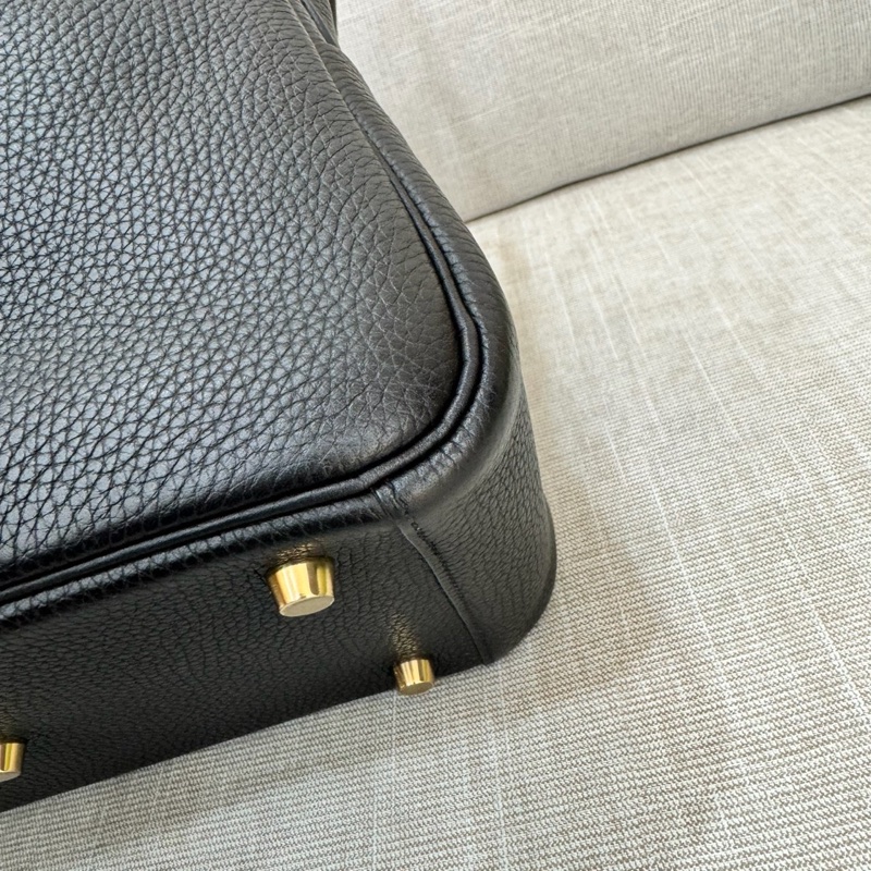 HERMES 愛馬仕Lindy26 黑金 金剛色 D刻-13