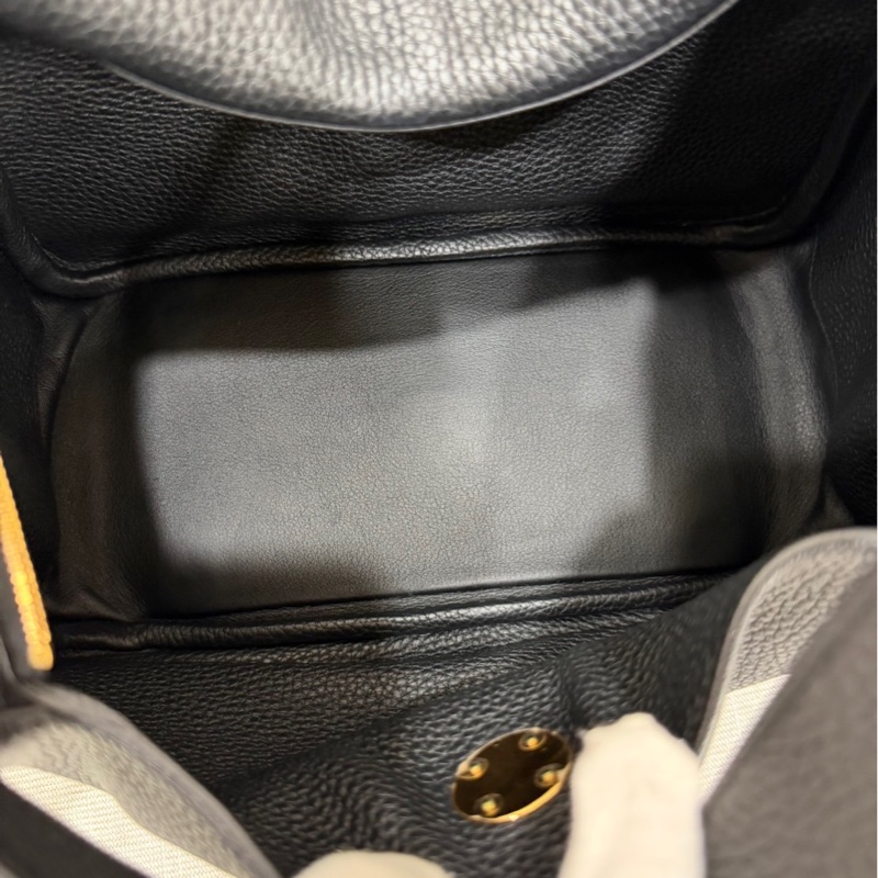 HERMES 愛馬仕Lindy26 黑金 金剛色 D刻-27