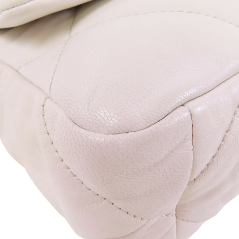 CHANEL 羊皮皮革Chanel 19金扣鏈帶手挽肩背兩用袋-10