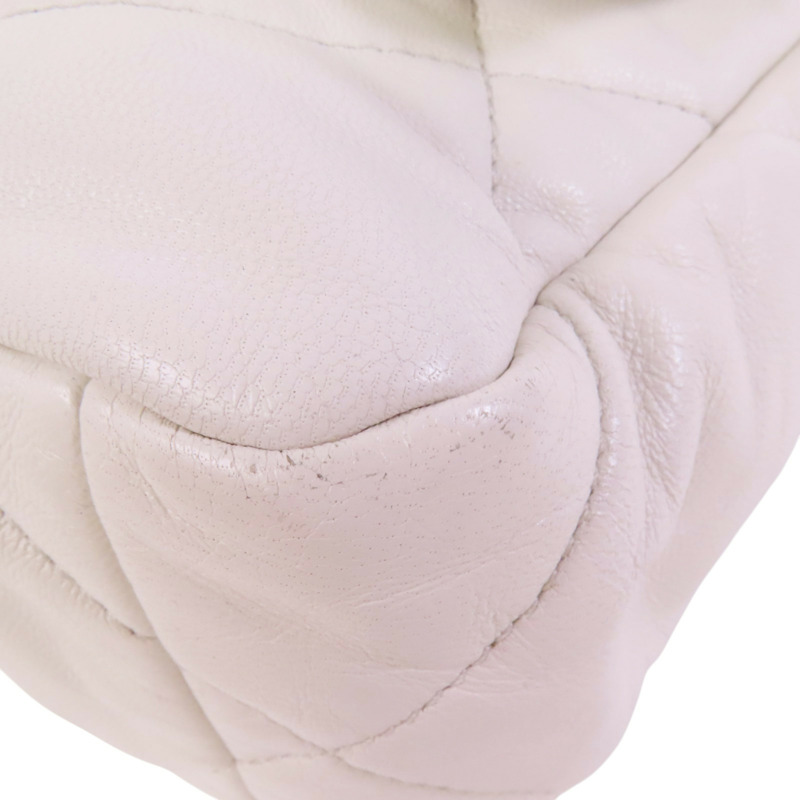 CHANEL 羊皮皮革Chanel 19金扣鏈帶手挽肩背兩用袋-11