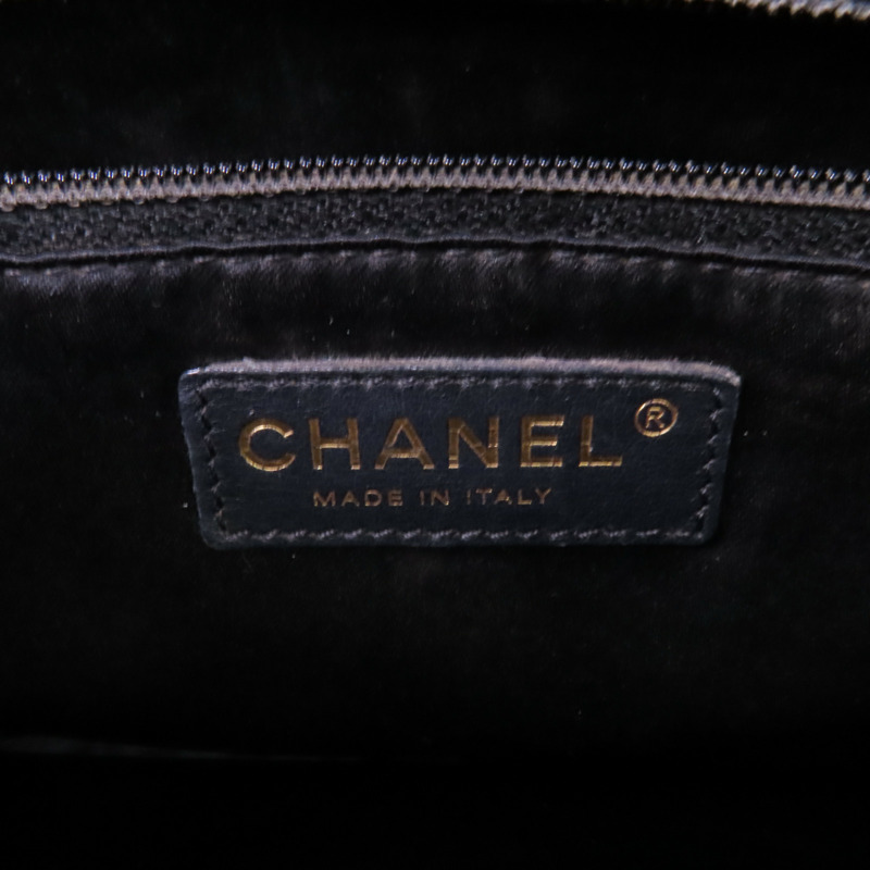 CHANEL 牛皮皮革GST金扣鏈帶肩背袋-5