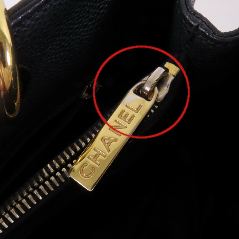 CHANEL 牛皮皮革GST金扣鏈帶肩背袋-18