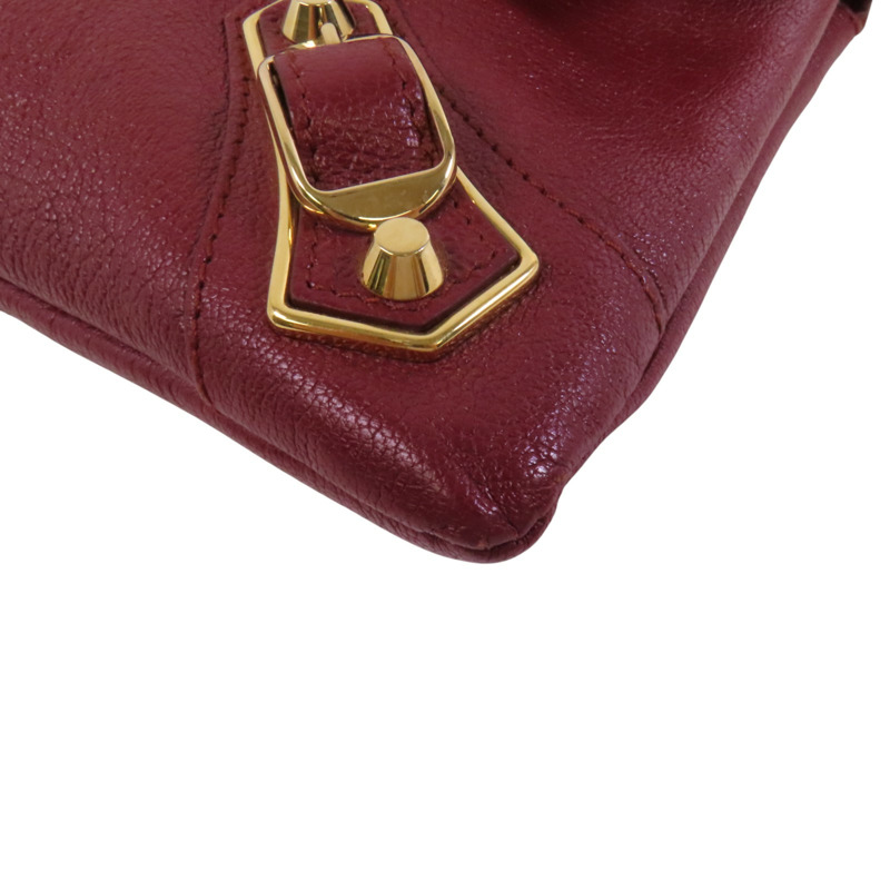 BALENCIAGA 羊皮皮革Edge Envelope金扣肩背/手拿兩用袋-11