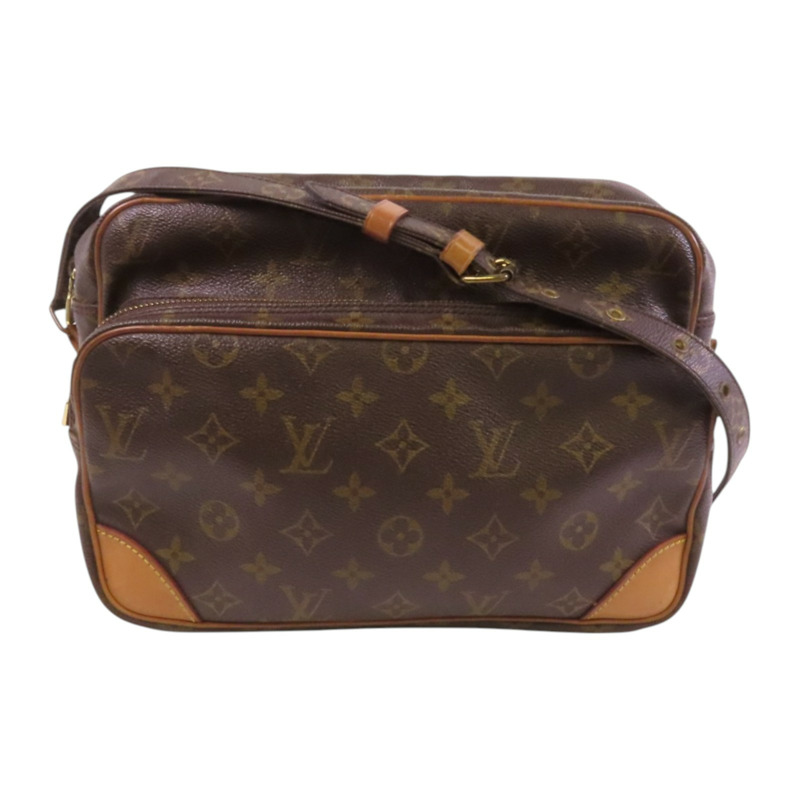 LOUIS VUITTON Monogram Nile金扣肩背袋-0