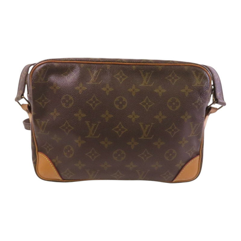 LOUIS VUITTON Monogram Nile金扣肩背袋-1