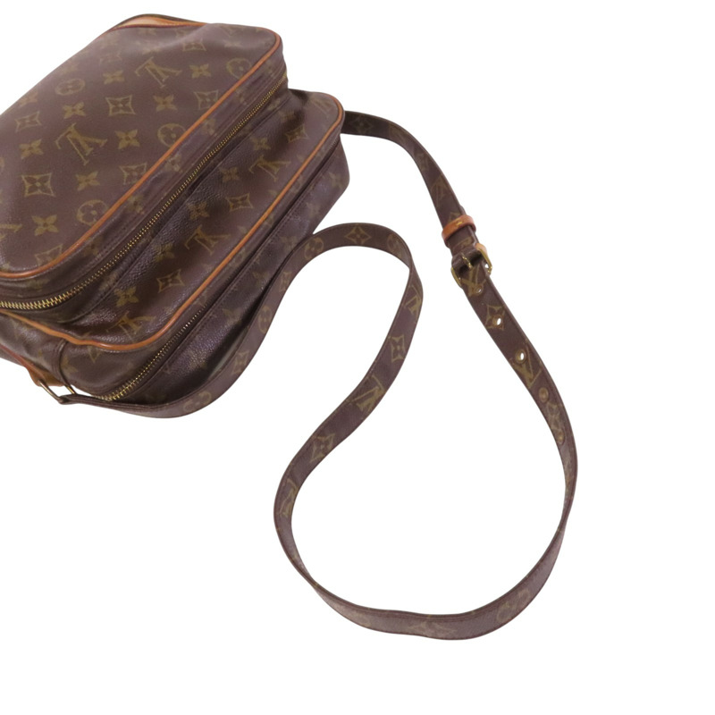 LOUIS VUITTON Monogram Nile金扣肩背袋-8