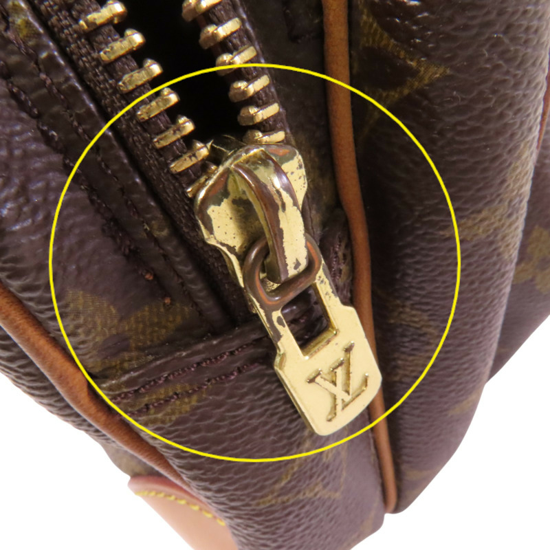 LOUIS VUITTON Monogram Nile金扣肩背袋-22