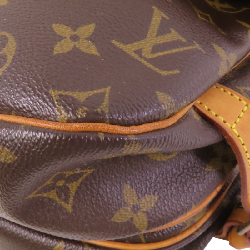 LOUIS VUITTON Monogram Saumur 30金扣肩背袋-10
