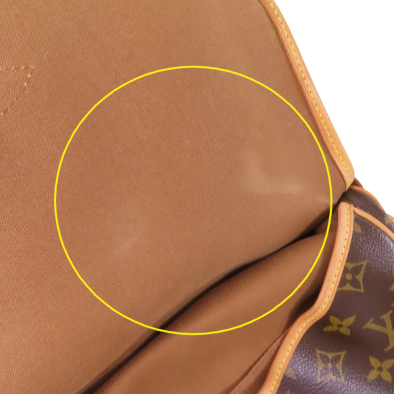 LOUIS VUITTON Monogram Saumur 30金扣肩背袋-18