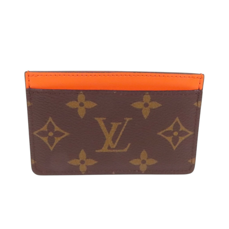 LOUIS VUITTON Monogram Macassar Card Case卡套-0