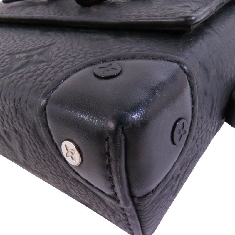 LOUIS VUITTON Monogram Taurillon Steamer Bag肩背袋-9