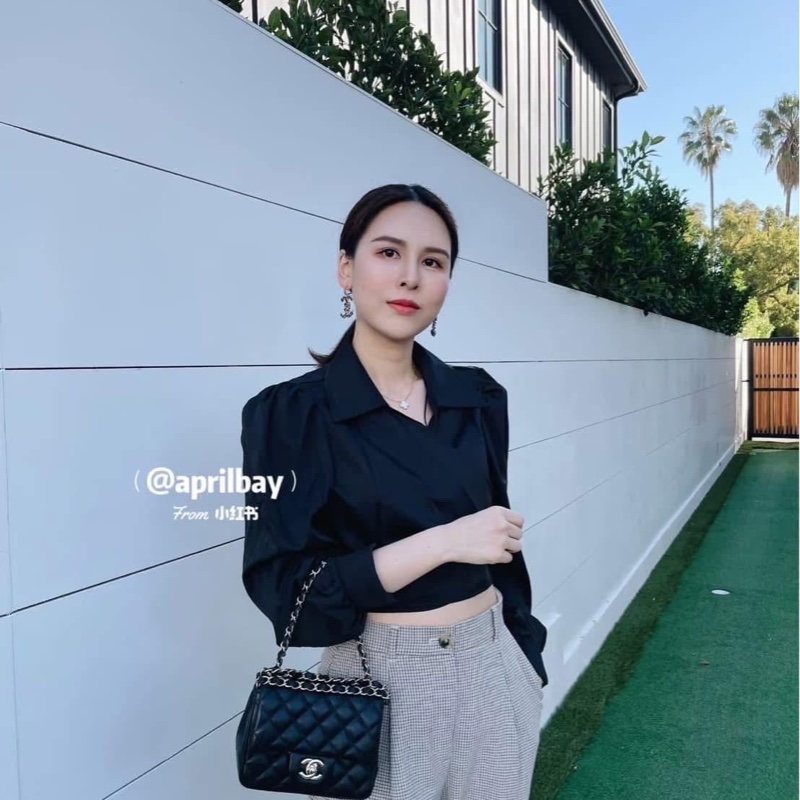 香奈兒 Chanel mini coco 17 方胖子黑金羊 迷你口蓋包-3