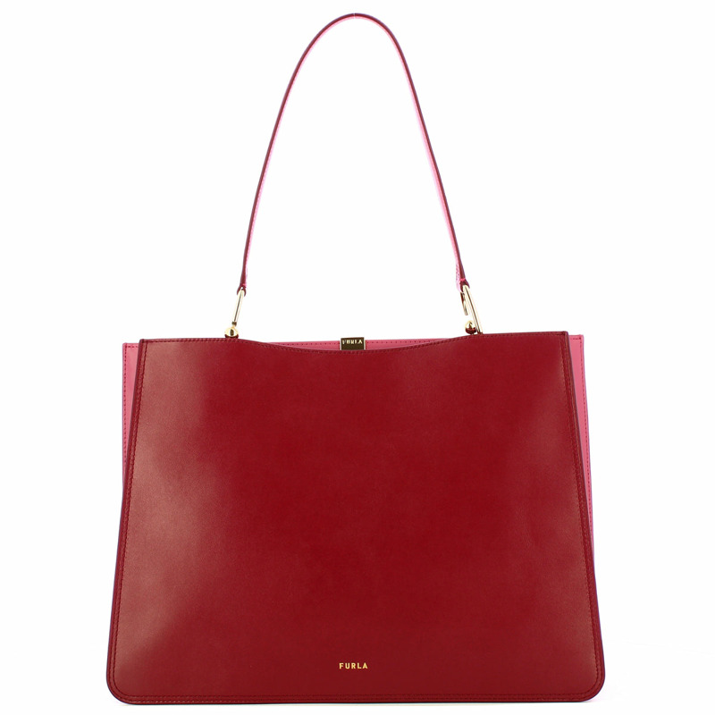 Furla - Borsa a spalla Agata L Rubino Blush Pink - WB01803BX4253 - RUBINO+BLUSH/PINK-0