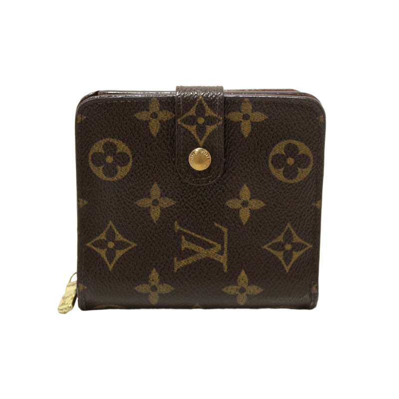 Louis Vuitton Classic Monogram Canvas Medium Compact Wallet-0