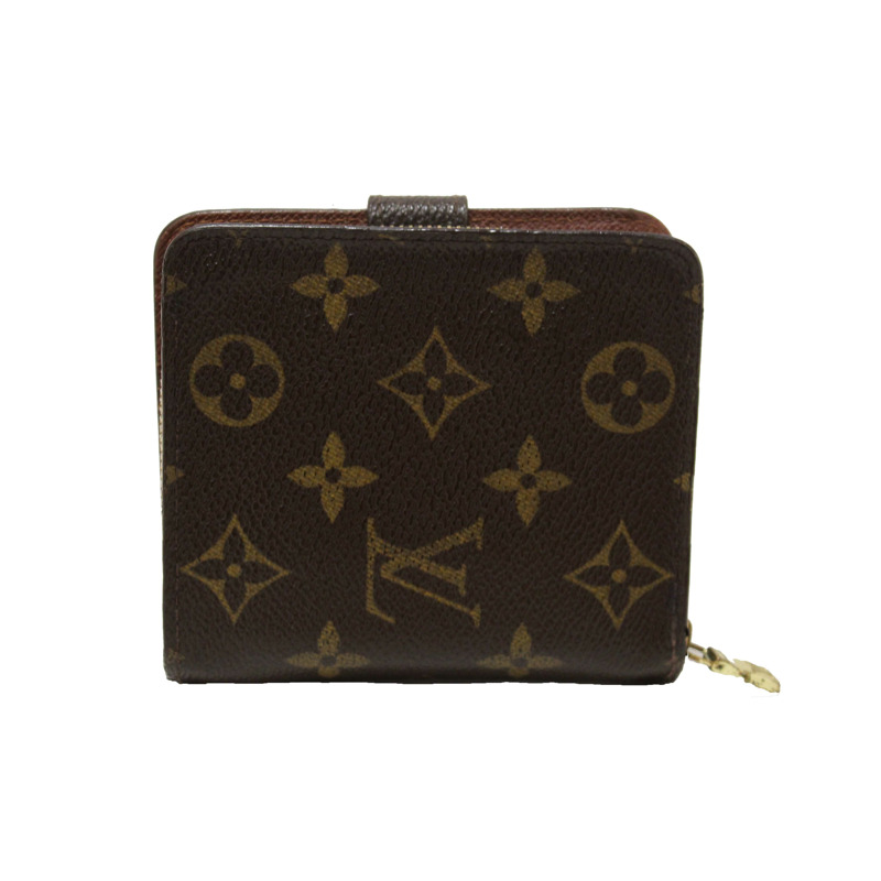Louis Vuitton Classic Monogram Canvas Medium Compact Wallet-3