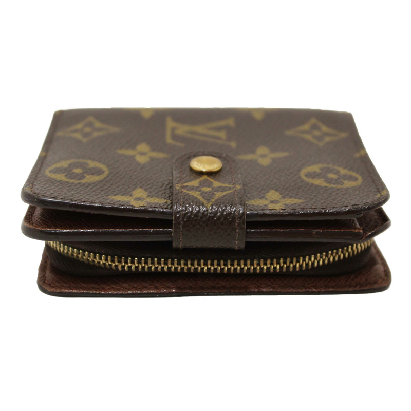 Louis Vuitton Classic Monogram Canvas Medium Compact Wallet-5