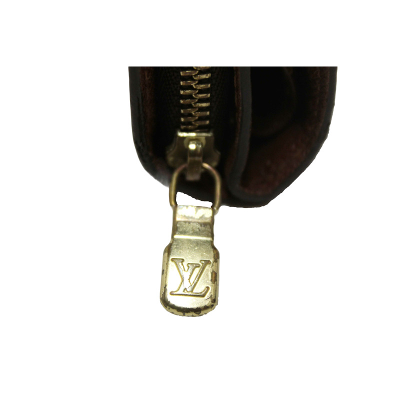 Louis Vuitton Classic Monogram Canvas Medium Compact Wallet-11