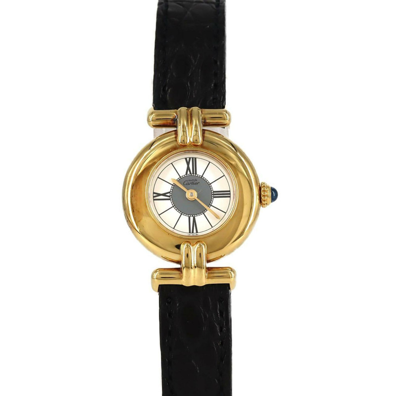 卡地亞 Must Coliesée SM GP W1004354 石英腕錶-0