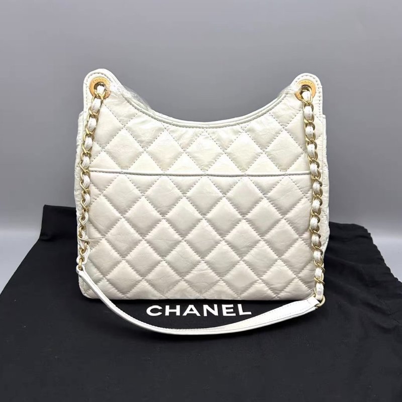 CIANEL 白金油蠟皮天貓精靈中號肩背斜背包23*21*6 99新配件塵袋購證-5