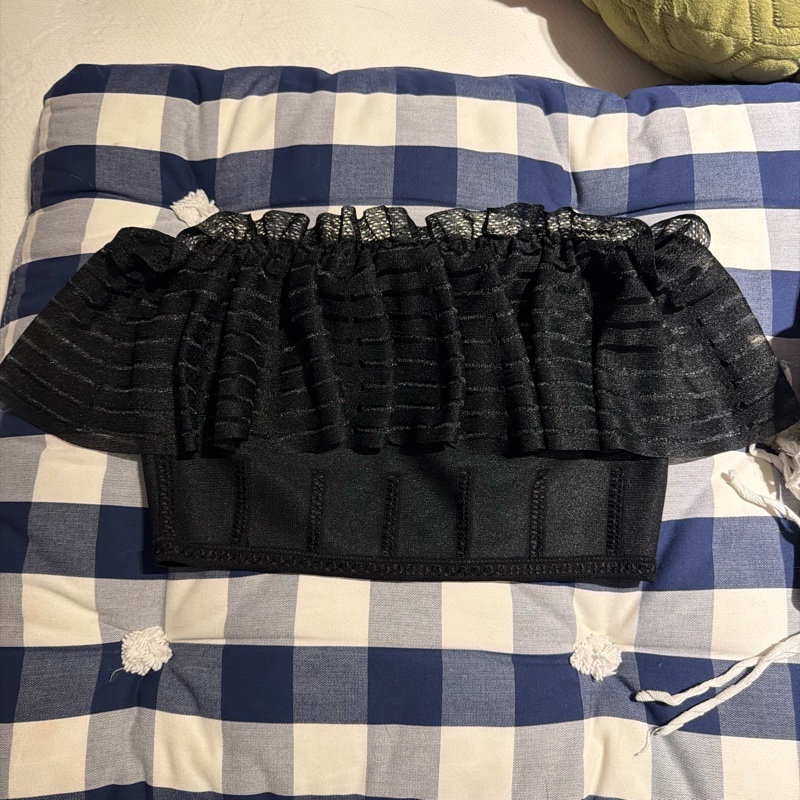 Alexander mqueen 平口露肚子上衣-0