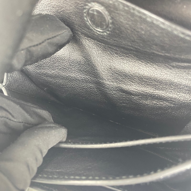 PRADA 黑色宮廷系款肩背包 斜背包-22