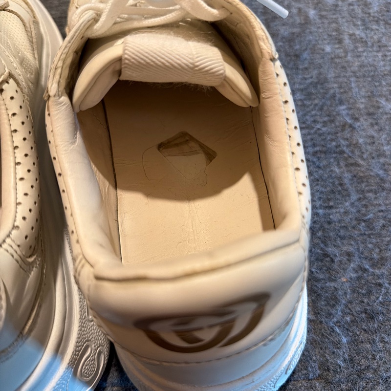 Gucci logo 白球鞋-6