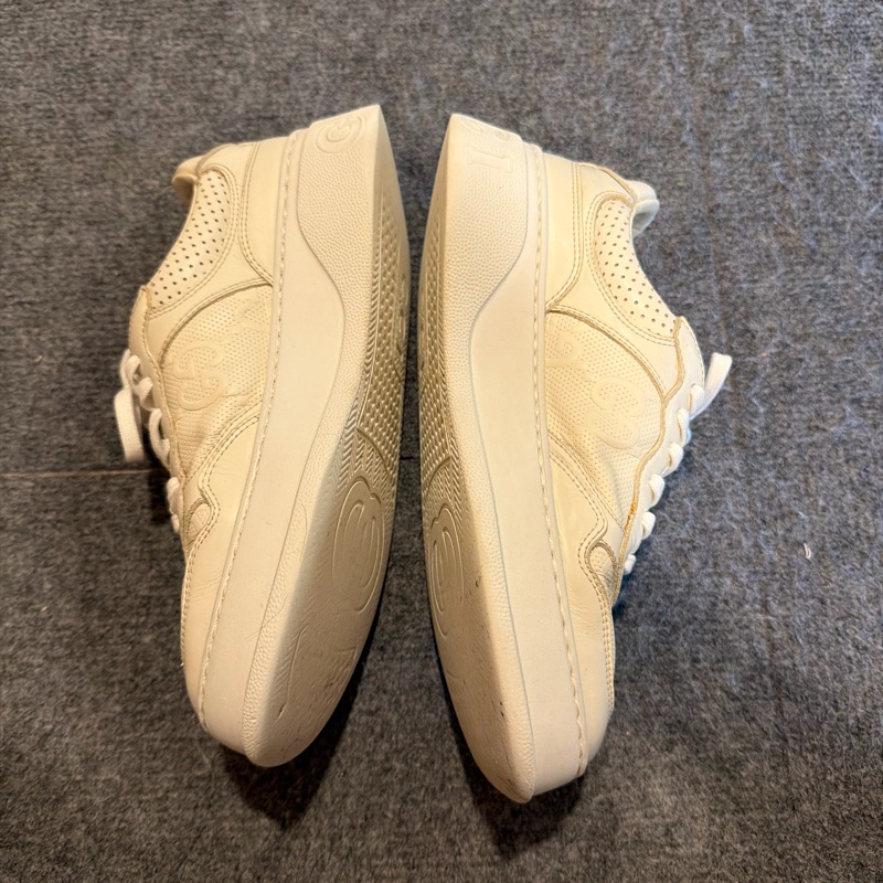 Gucci logo 白球鞋-8