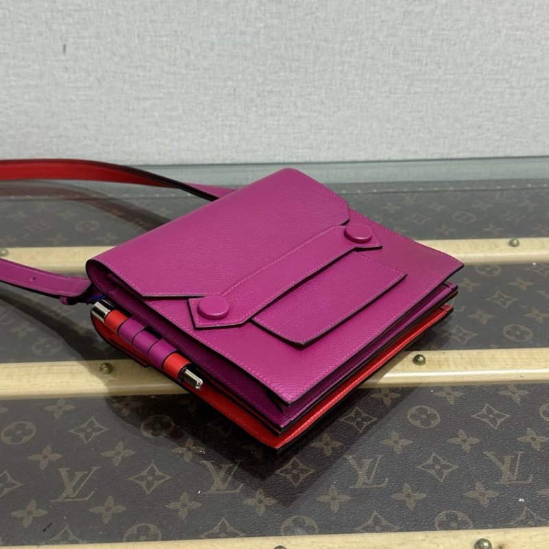 HERMES 銀扣 twins手提肩背包 17.5*16*5 98新-2