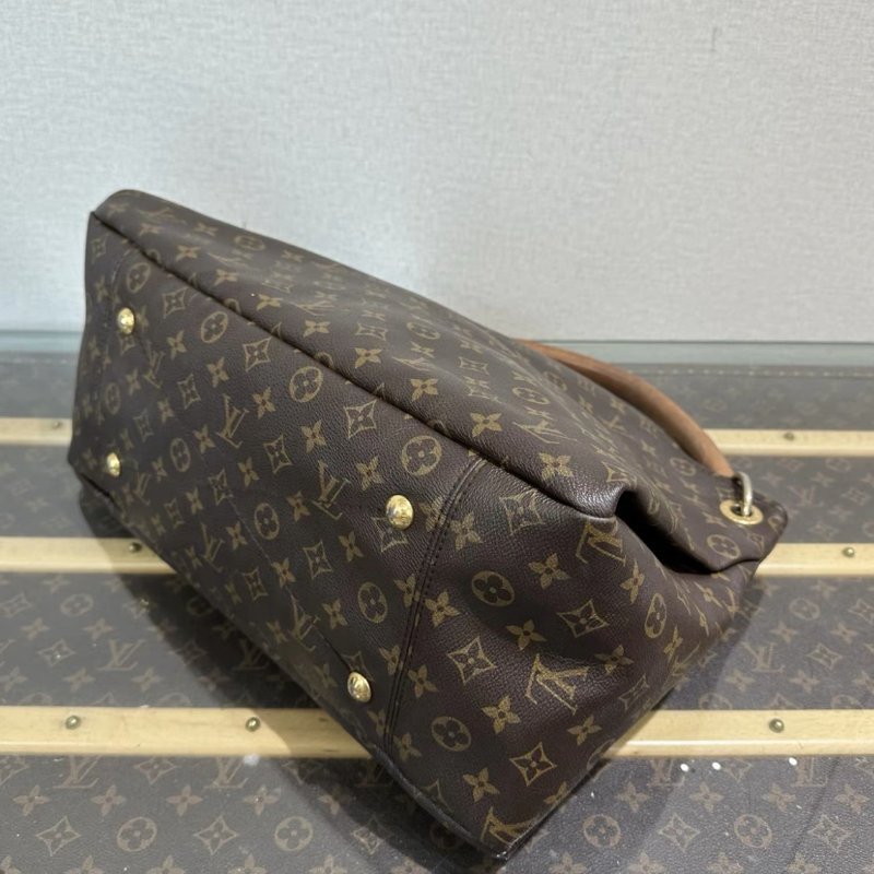 LV 老花金扣 artsy 手提包42*31*18 98新配件塵袋-2