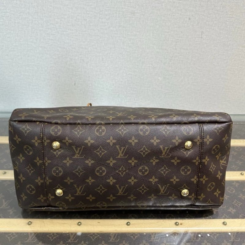 LV 老花金扣 artsy 手提包42*31*18 98新配件塵袋-3