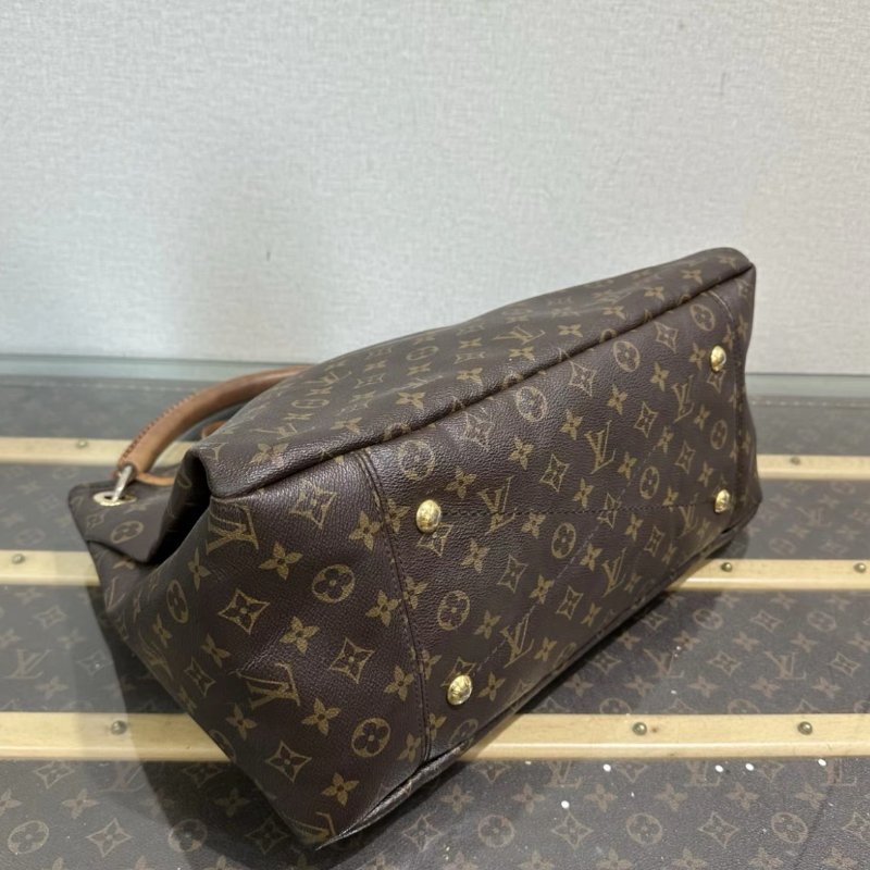 LV 老花金扣 artsy 手提包42*31*18 98新配件塵袋-4