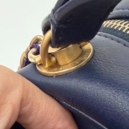 CHANEL 香奈兒 VANITY TOP 深藍 藏藍 相機包 斜背包 肩背包 手提包 側背包 鏈條包-36