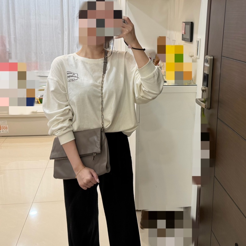 PRADA 灰色 全皮 斜背包 肩背包 側背包 鏈條包-2