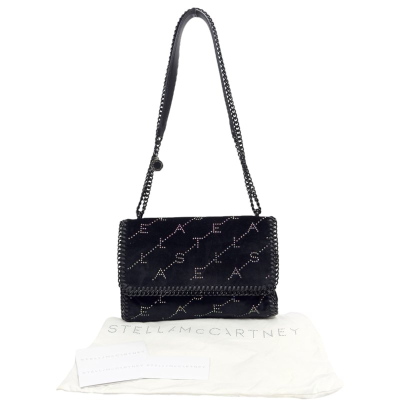 STELLA MCCARTNEY 水鑽 黑色 鏈條包-0