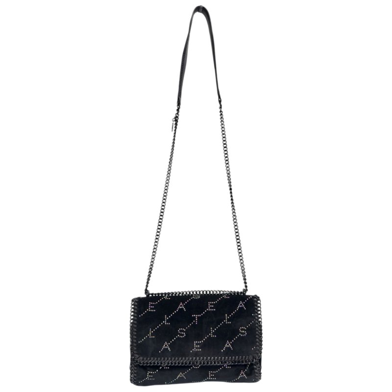 STELLA MCCARTNEY 水鑽 黑色 鏈條包-1