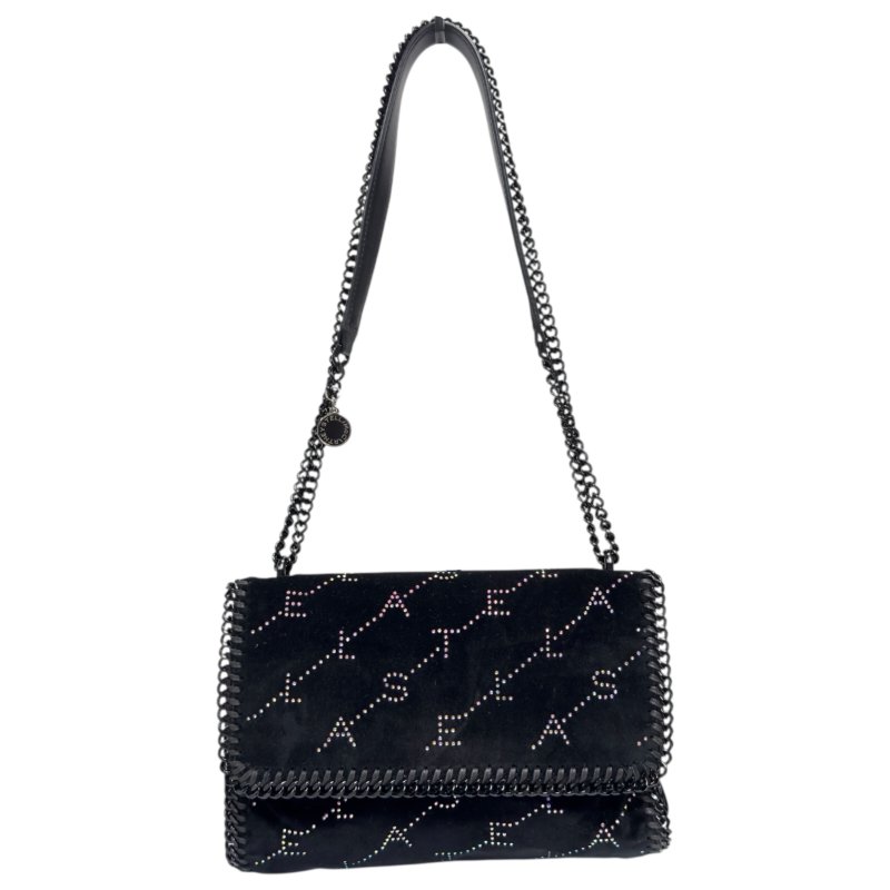 STELLA MCCARTNEY 水鑽 黑色 鏈條包-2