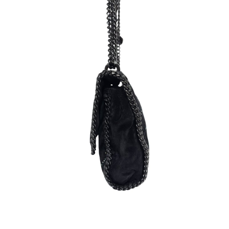 STELLA MCCARTNEY 水鑽 黑色 鏈條包-9